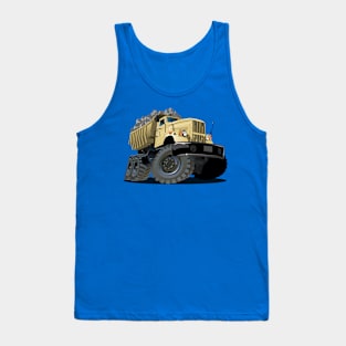 Cartoon truck Tank Top